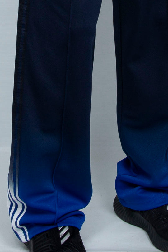 GRADIENT DYED TRACK TROUSERS 03  BLUE