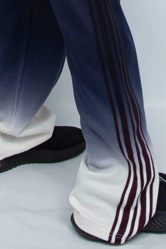 GRADIENT DYED TRACK TROUSERS 03  WHITE