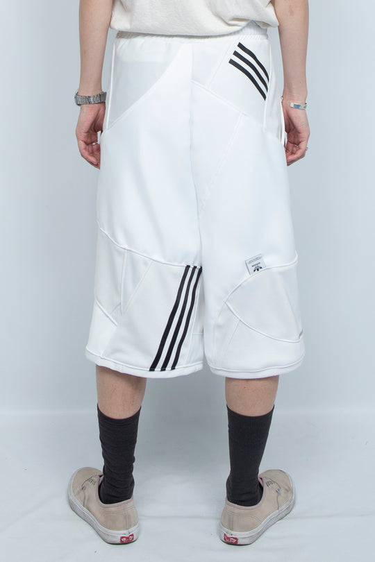 Wide Short Pants White MIX