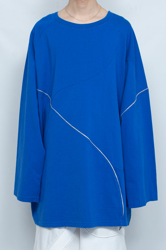 L/S Cut and Sew BLUE