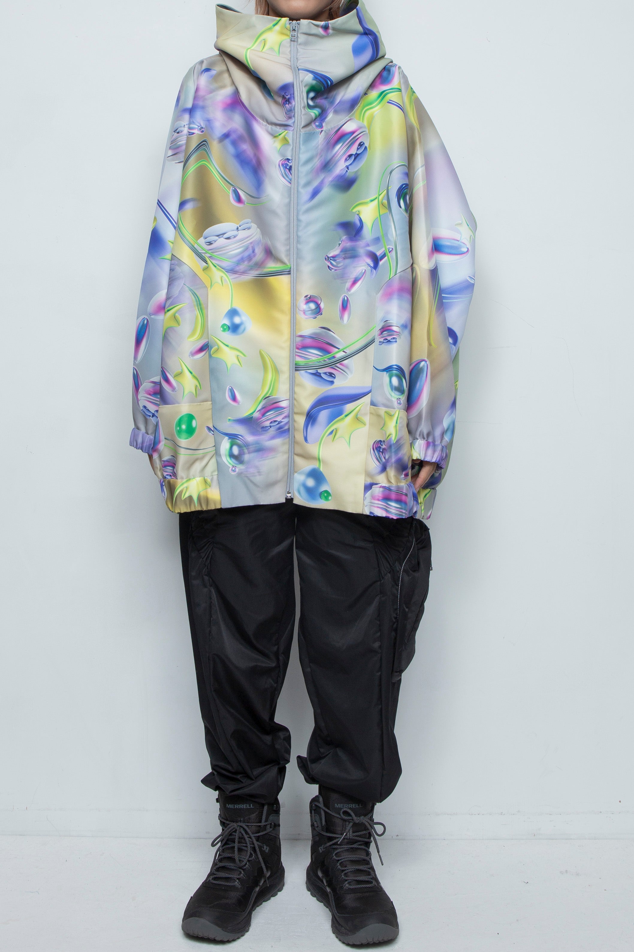 BALMUNG(バルムング) 花柄19AW グラフィックハイネックタートル BALMUNG(バルムング) 花柄19AW グラフィックハイネックタートル