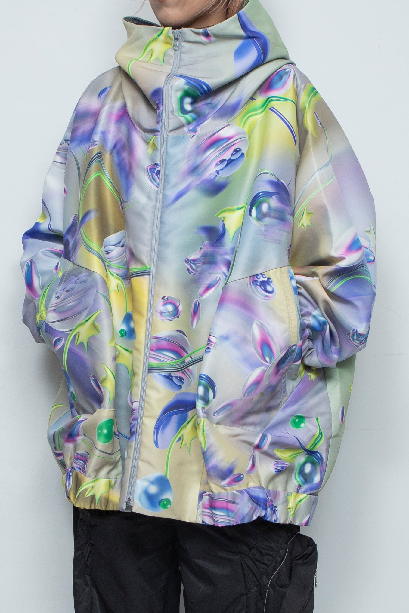 balmung ハイネックビックパーカー 重ねハイネックビッグパーカー (AIR-C) - Black – BALMUNG