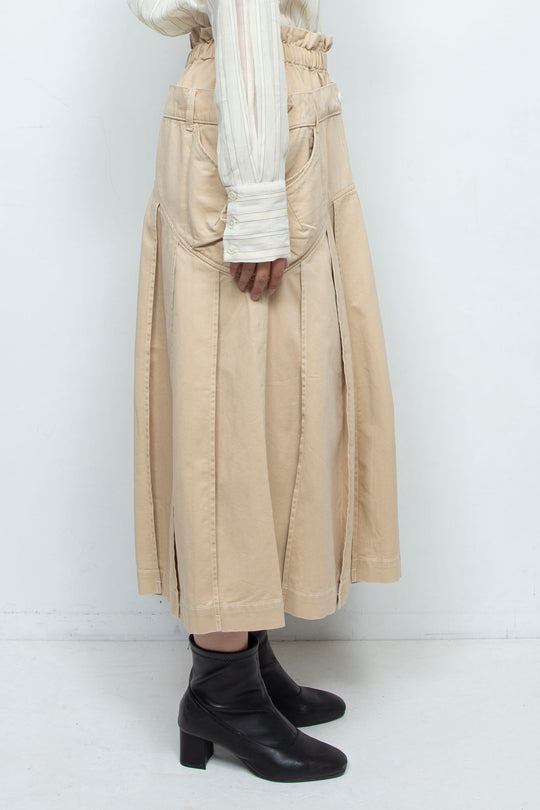 look-forward skirt beige