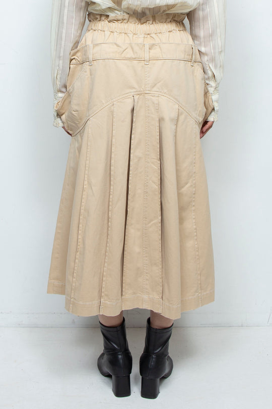 look-forward skirt beige
