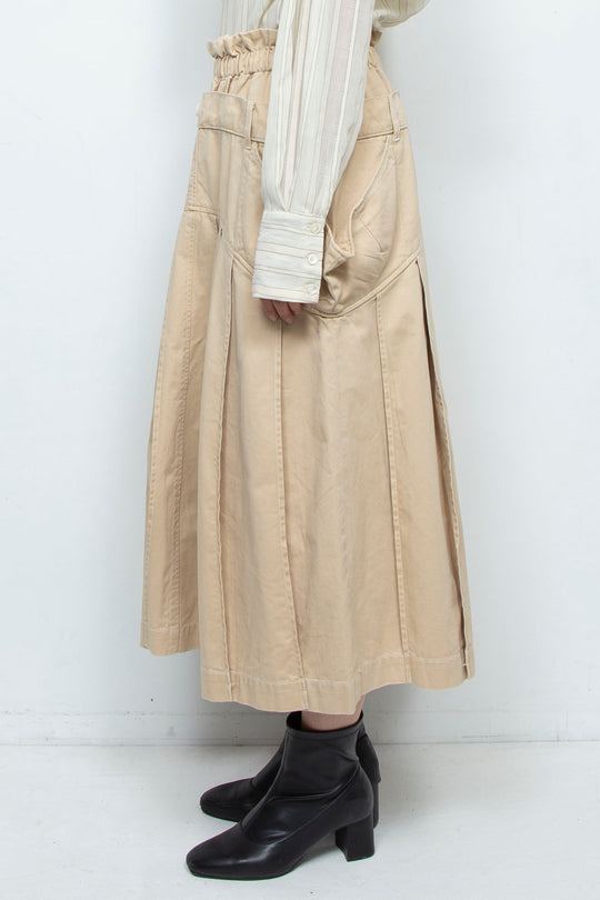 look-forward skirt beige