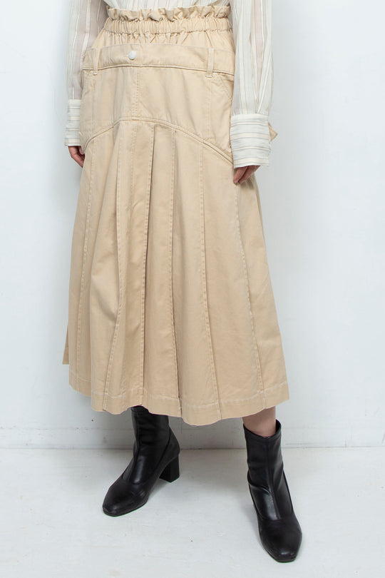 look-forward skirt beige