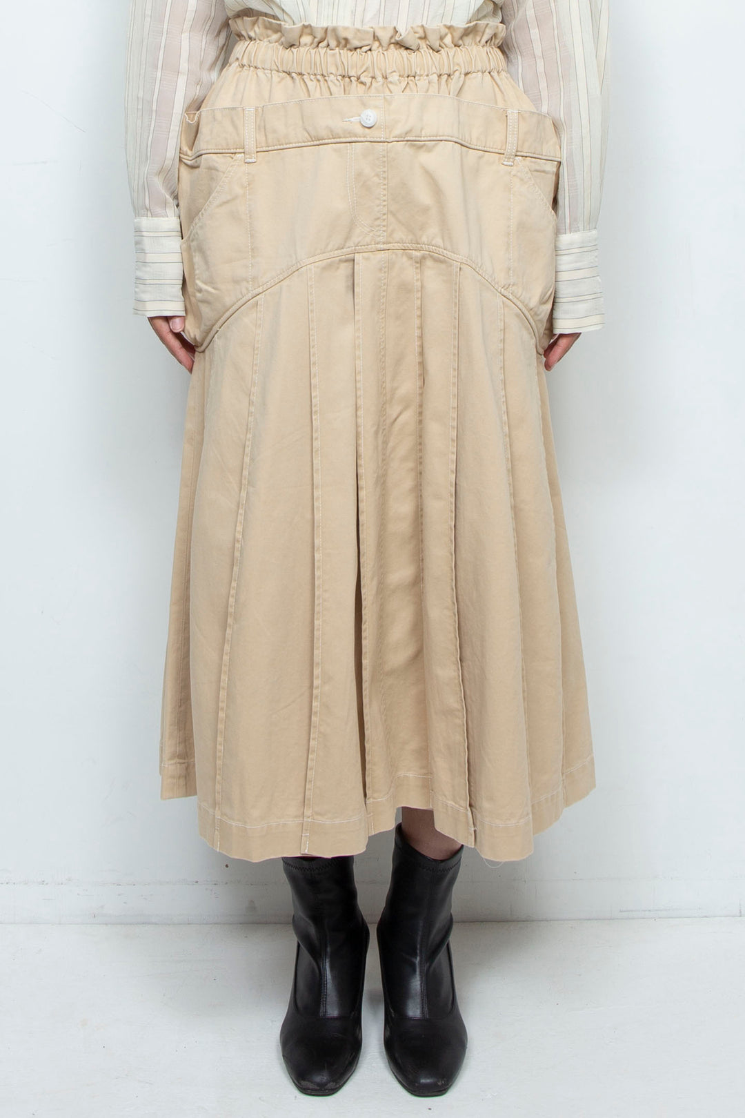 look-forward skirt beige