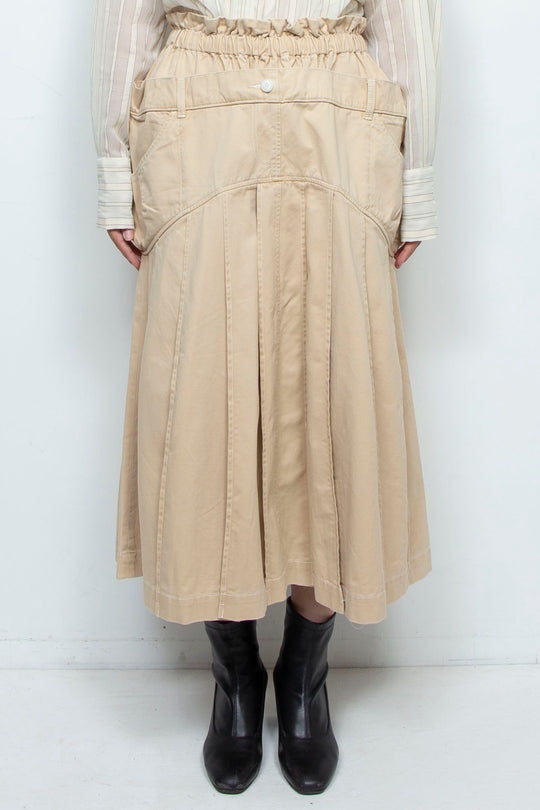 look-forward skirt beige