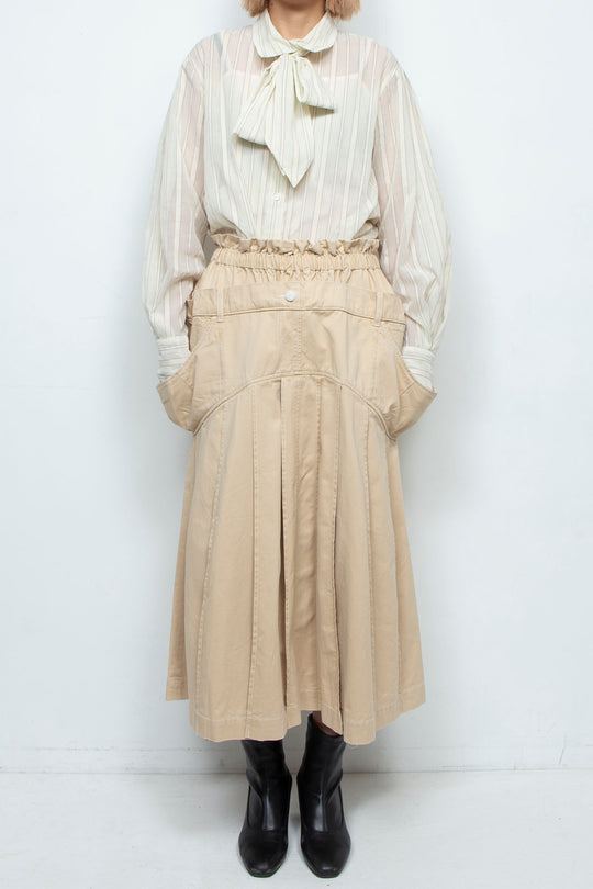 look-forward skirt beige