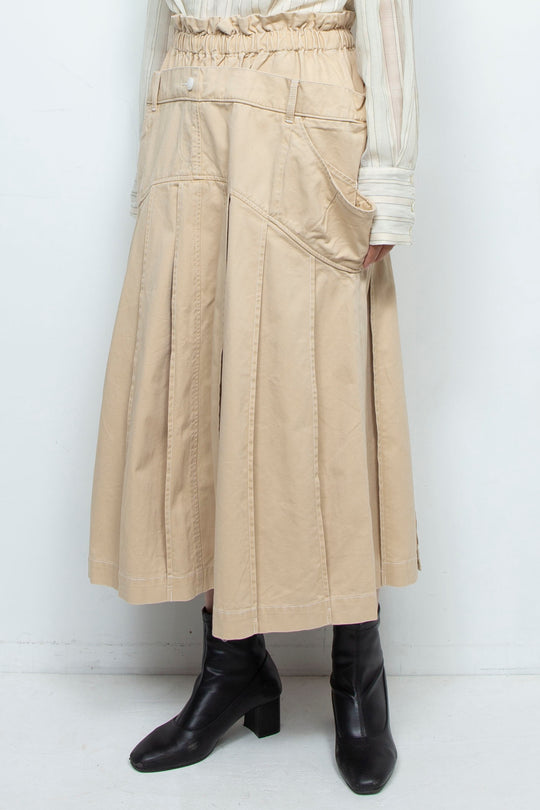 look-forward skirt beige