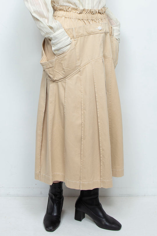 look-forward skirt beige