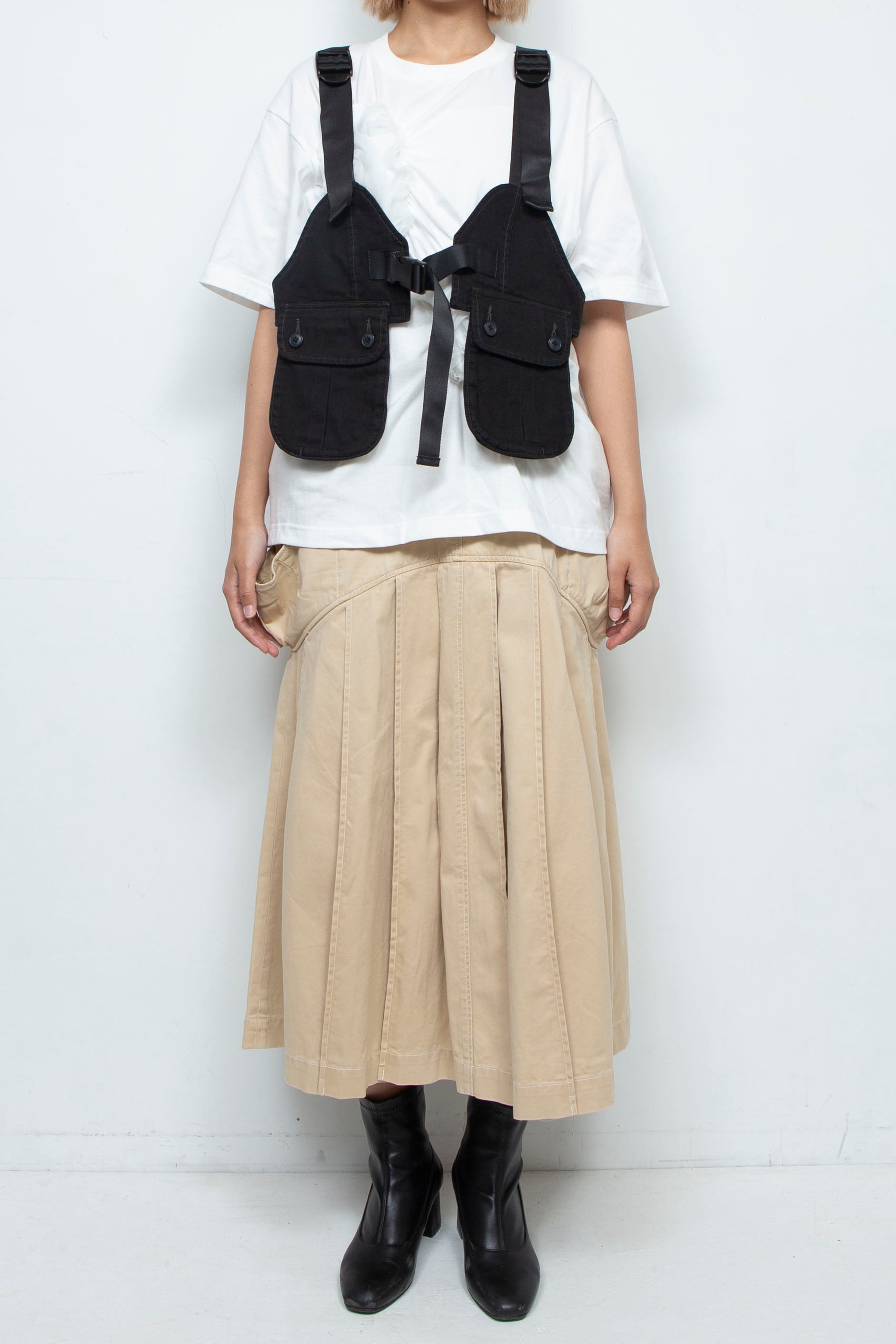 ジャケット・アウター HOUGA look-forward vest look-forward vest black / HOUGA（ホウガ） 通販・取り扱い店舗