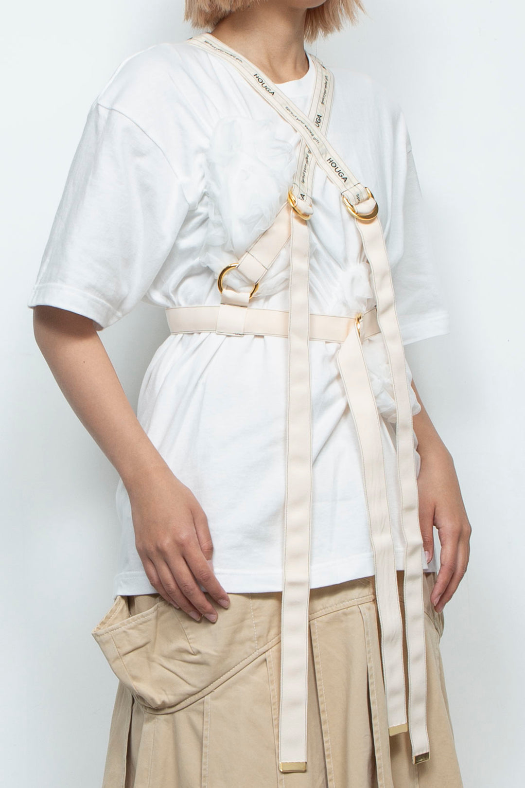 ribbon harness white