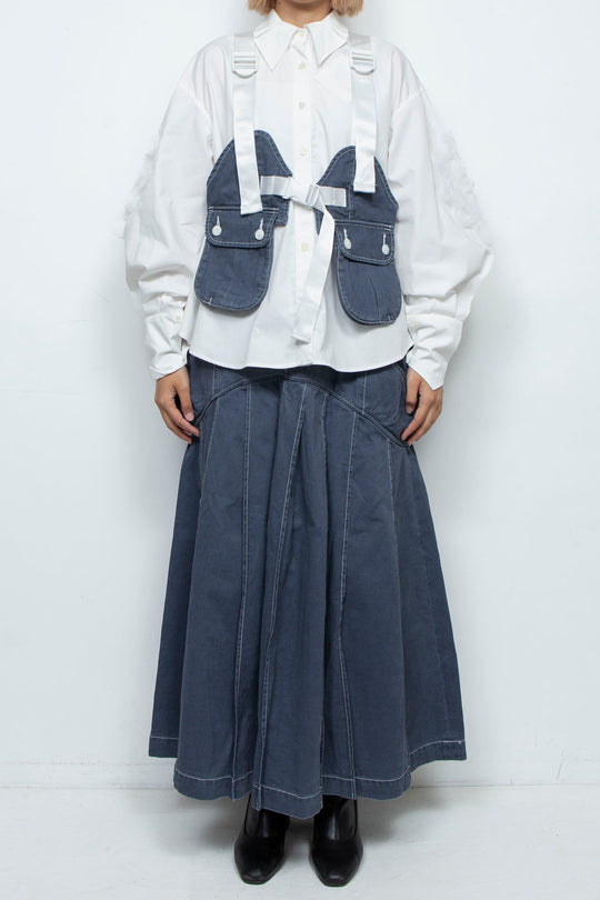 look-forward vest navy