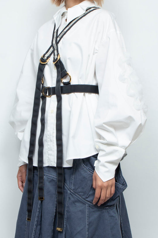 ribbon harness black