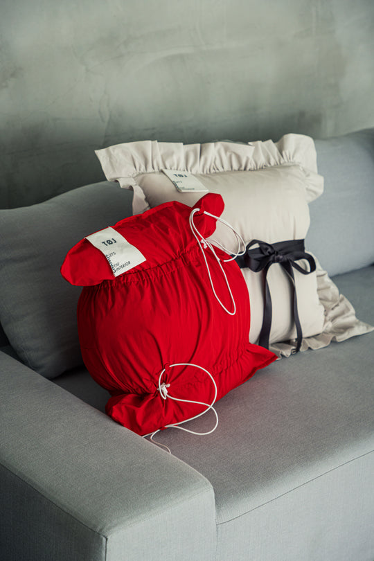 Parachute Cushion Cover - red