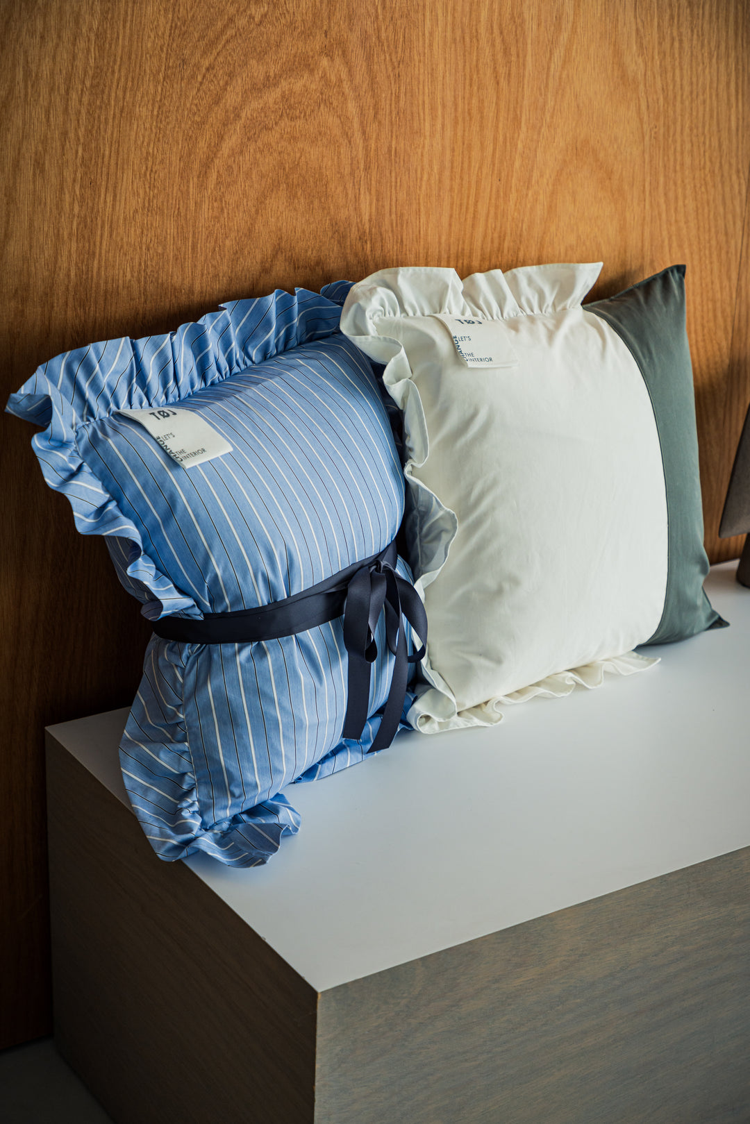 Tie & Shirts Cushion Cover - stripe