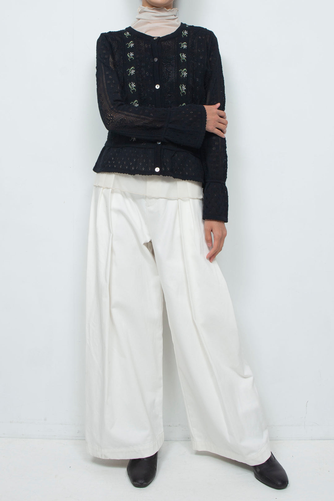 Knit Cardigan Black
