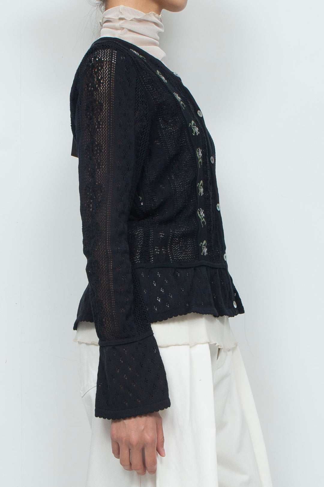Knit Cardigan Black