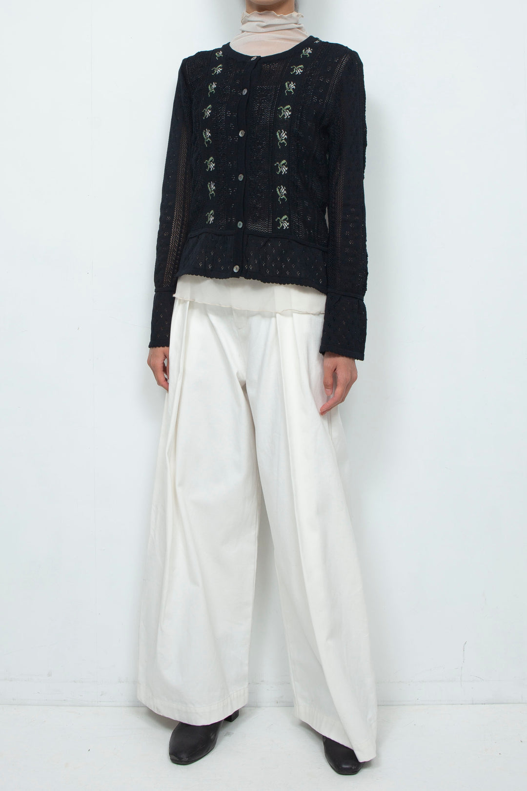 Knit Cardigan Black