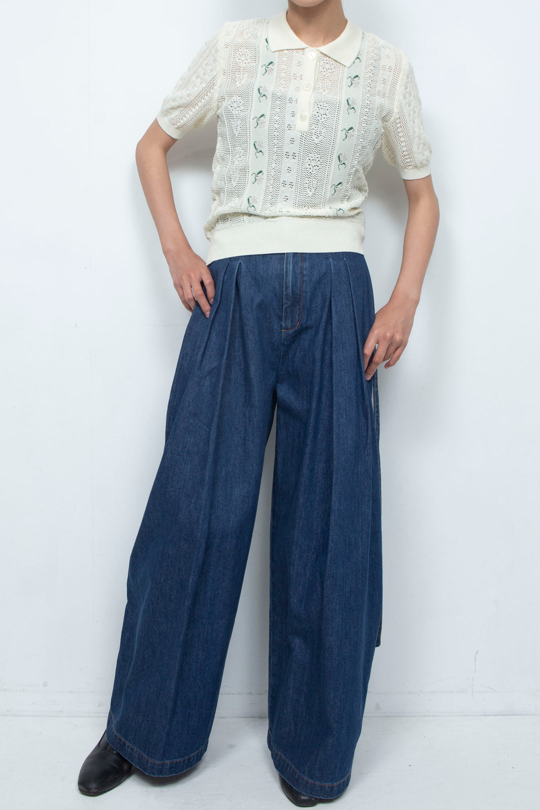 Knit Tops White