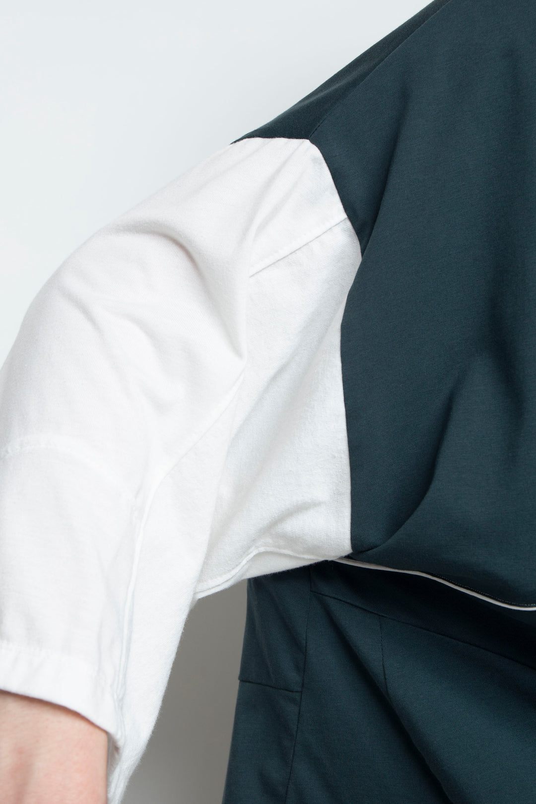 H/S Cut and Sewn Green and White