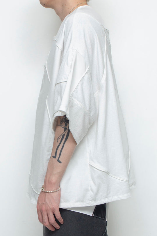 S/S Cut and Sewn White