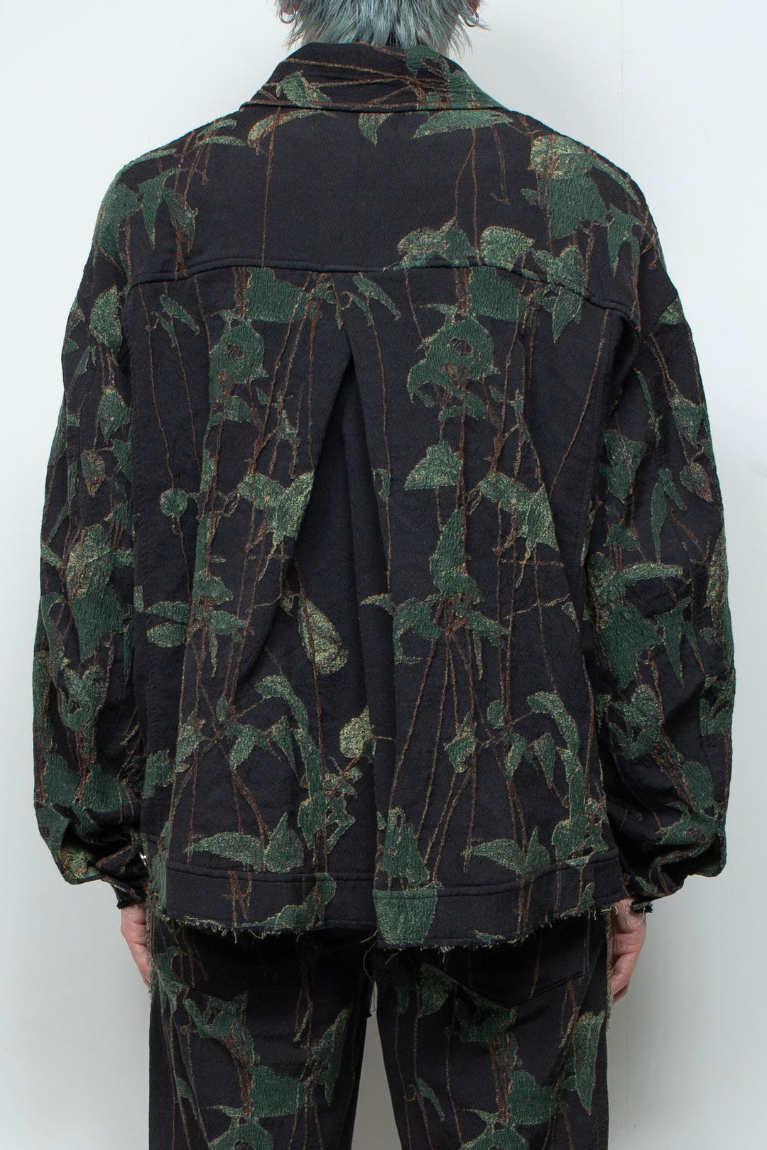 Reconstructed carpenter jacket (jacquard) IVY