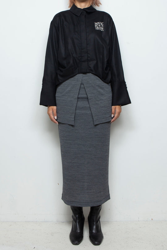Square Garden Shirt BLACK