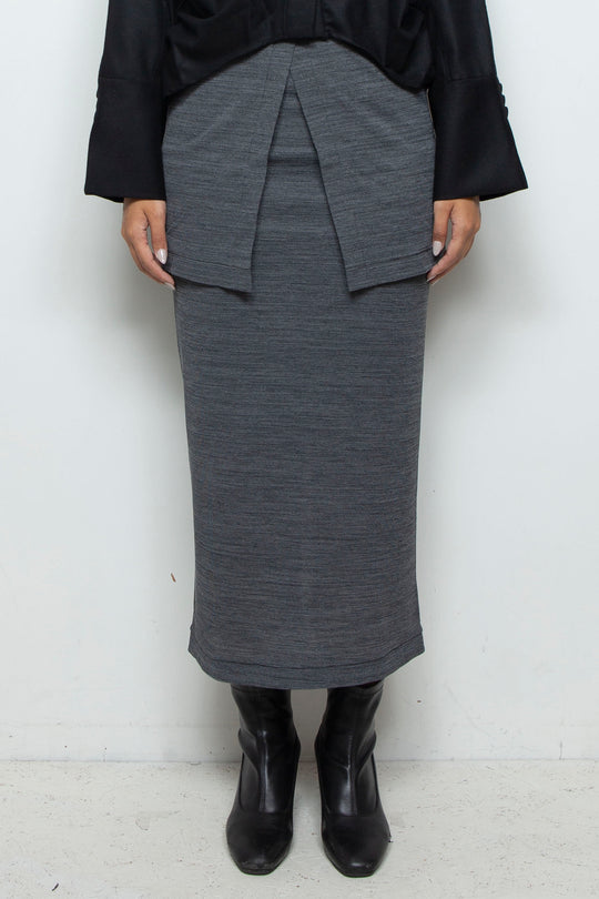 Soft Frame Skirt GRAY