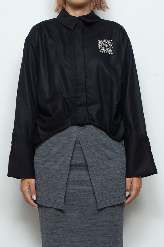 Square Garden Shirt BLACK