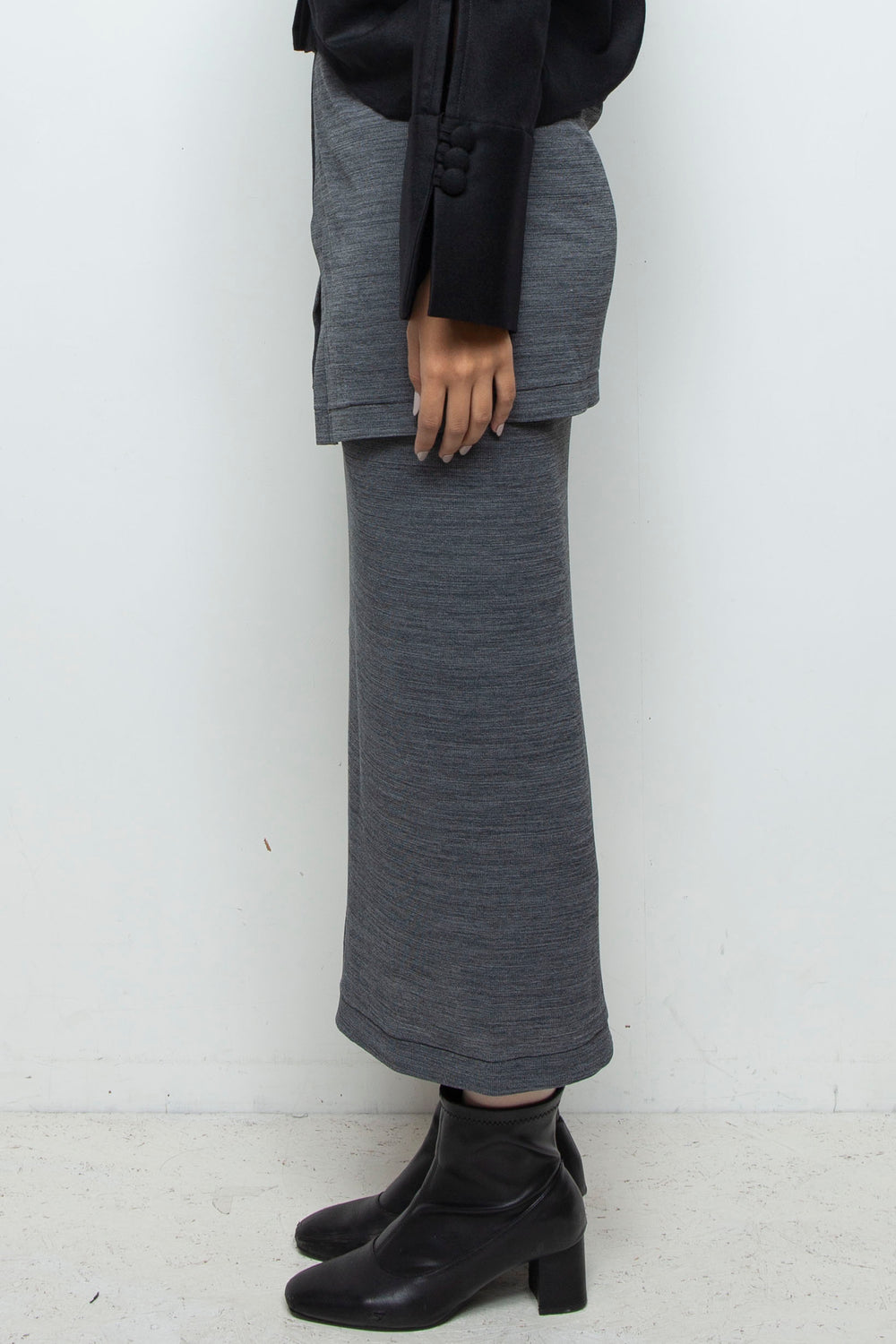 Soft Frame Skirt GRAY