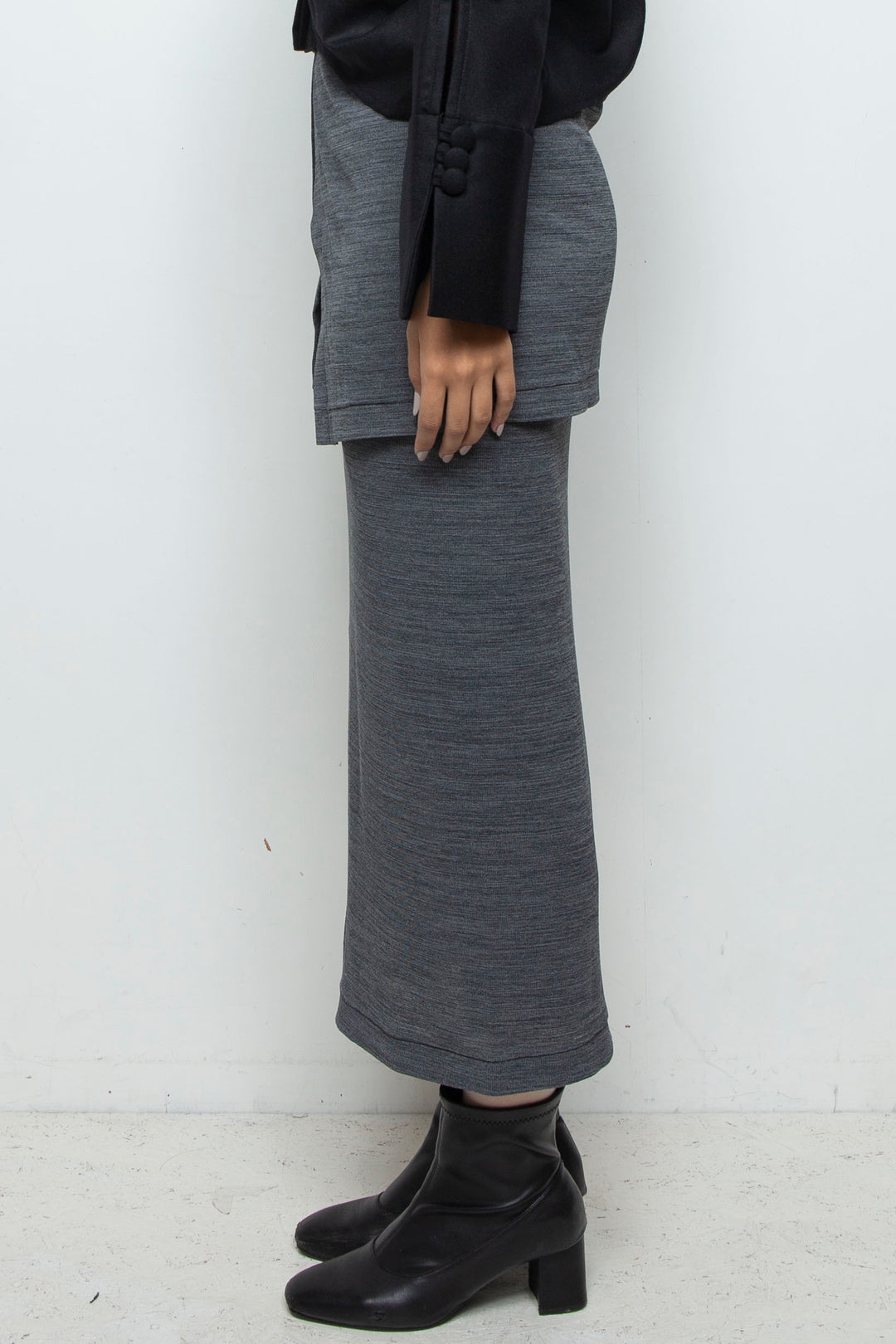 Soft Frame Skirt GRAY