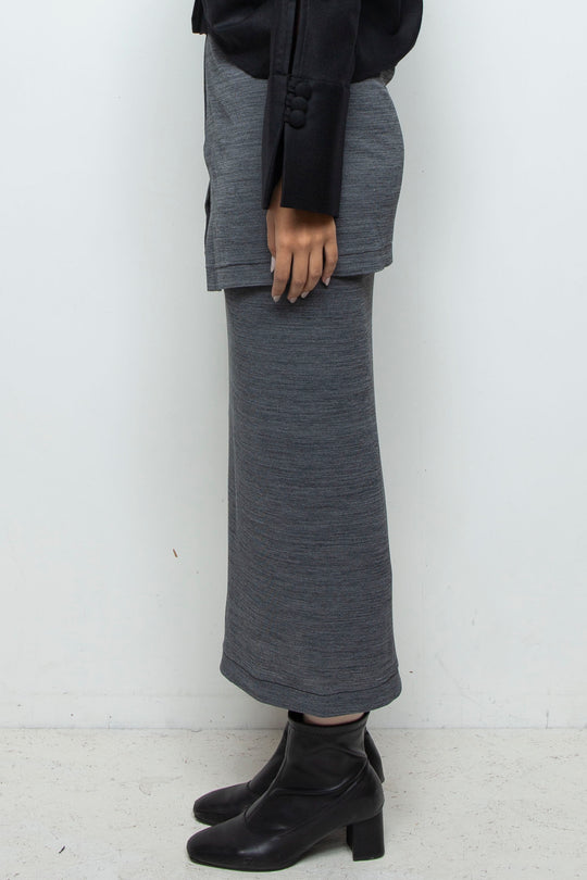 Soft Frame Skirt GRAY