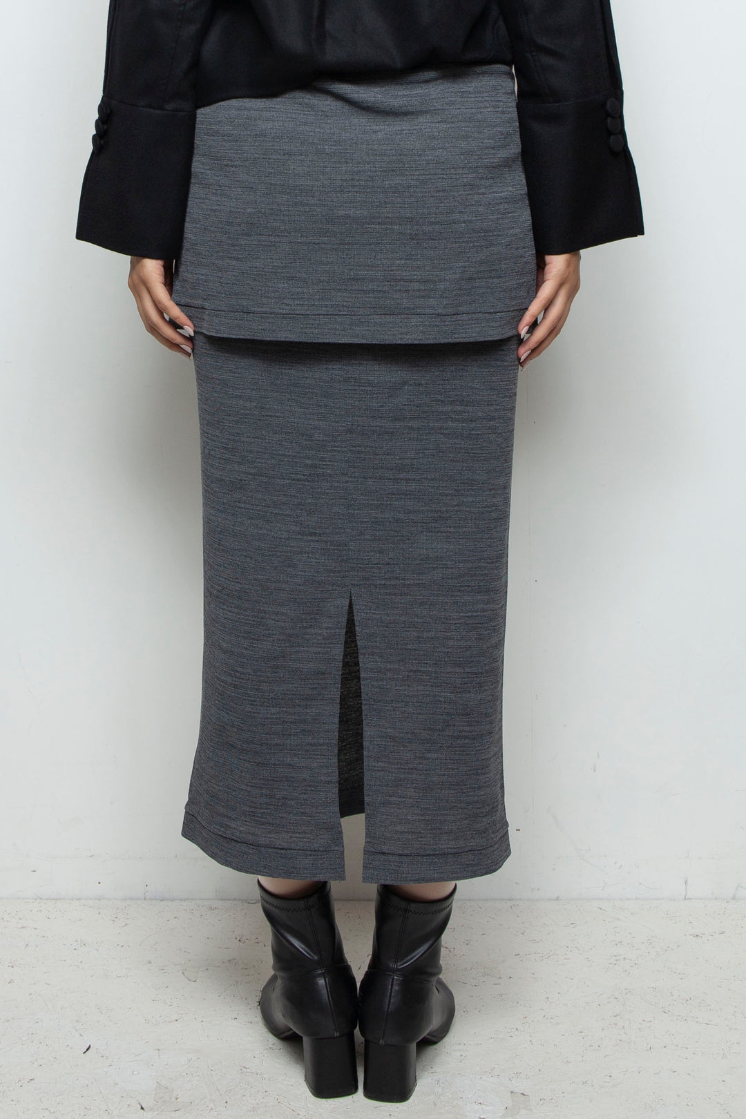Soft Frame Skirt GRAY