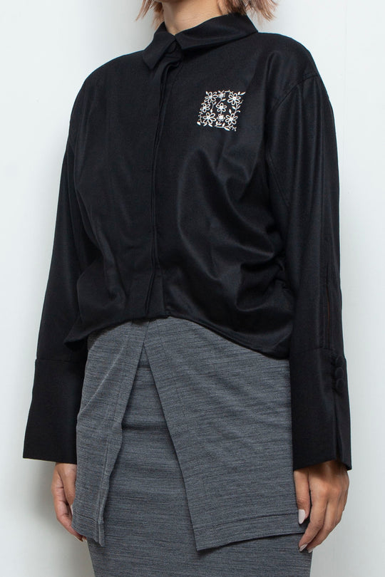 Square Garden Shirt BLACK