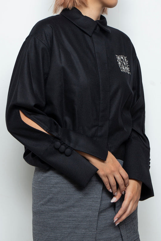 Square Garden Shirt BLACK