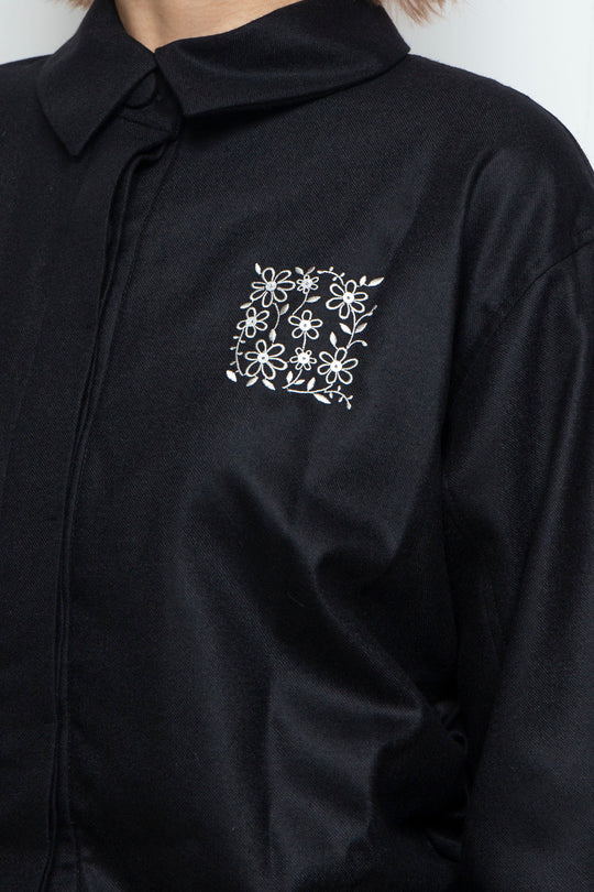 Square Garden Shirt BLACK