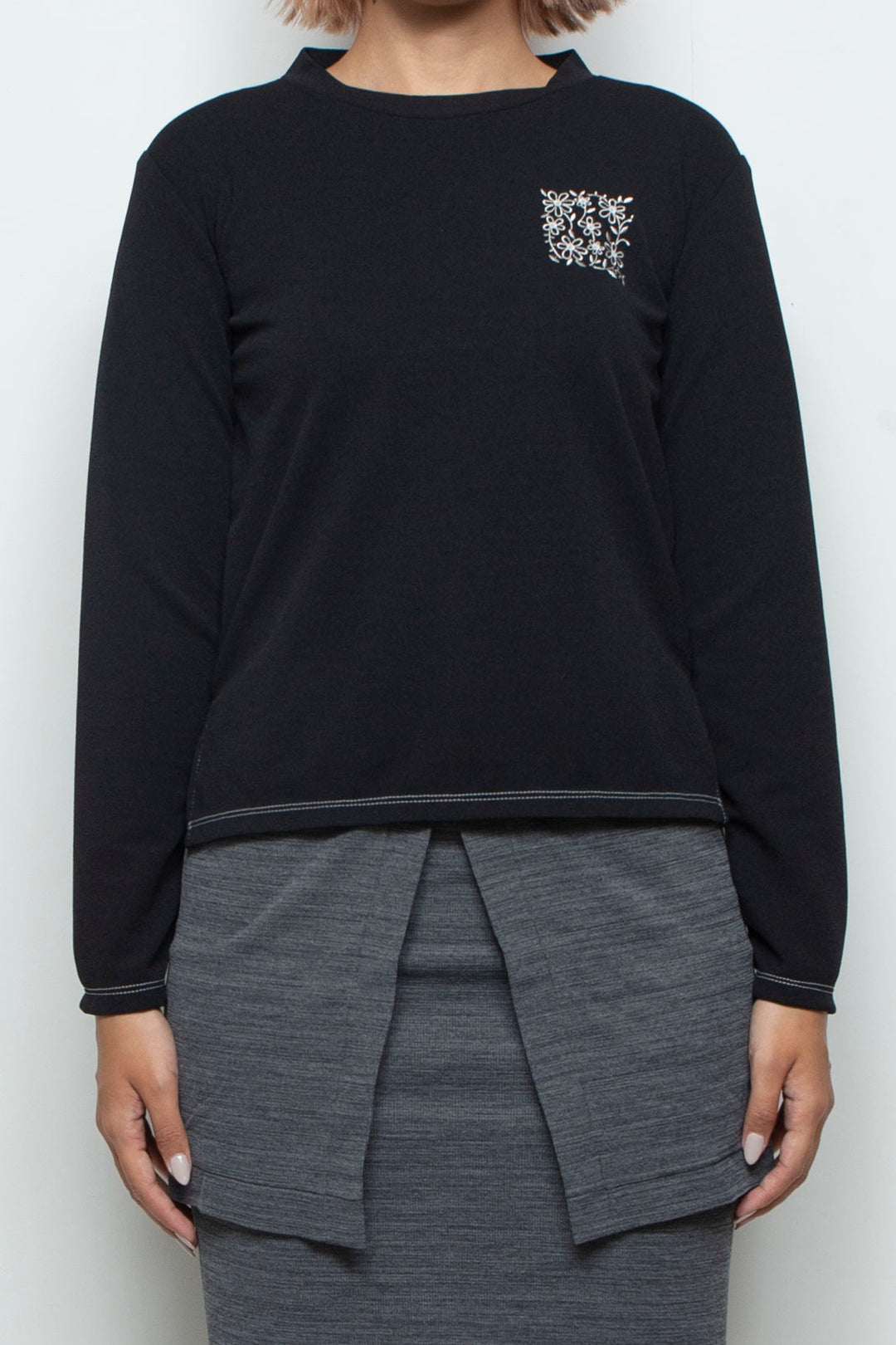 Square Garden Tee BLACK