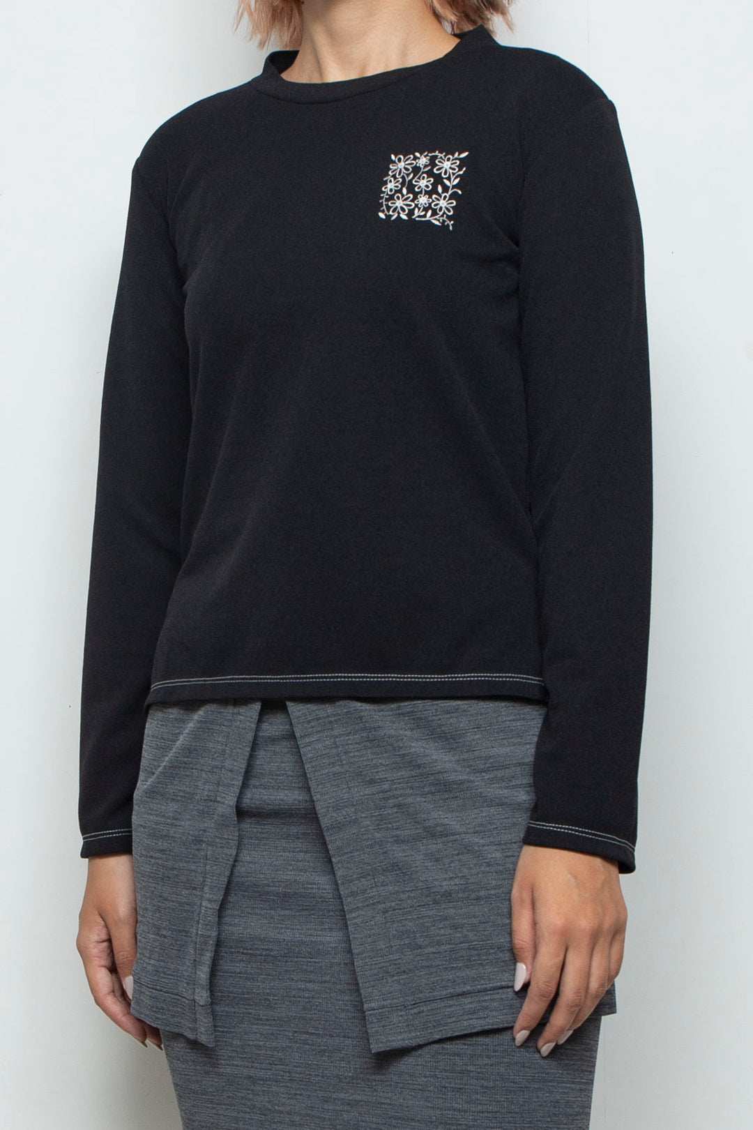Square Garden Tee BLACK