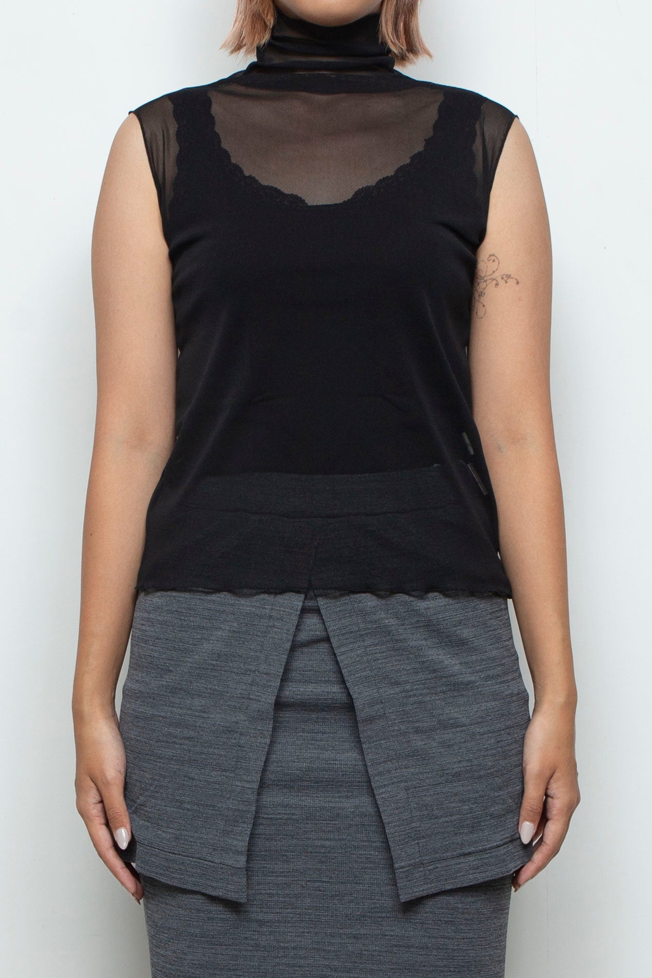 トップス Chieko+ shiny tank Black TOPS｜CHIEKO+(チエコプラス)公式通販