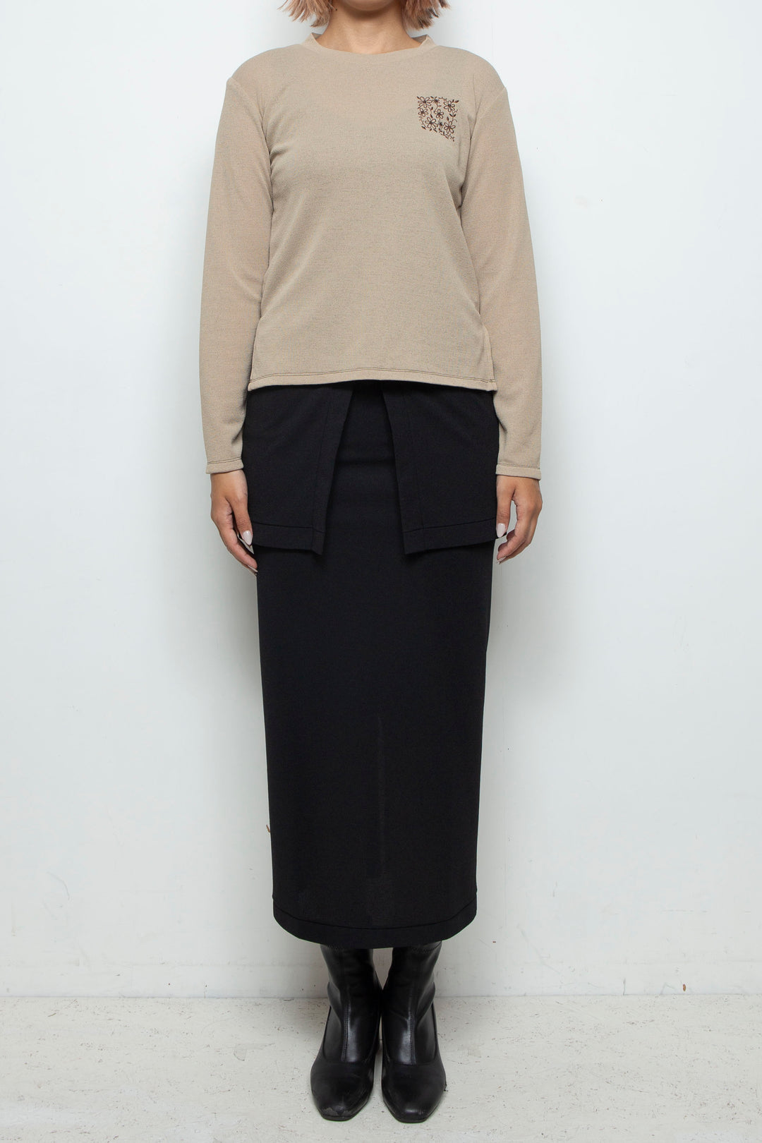 Square Garden Tee BEIGE