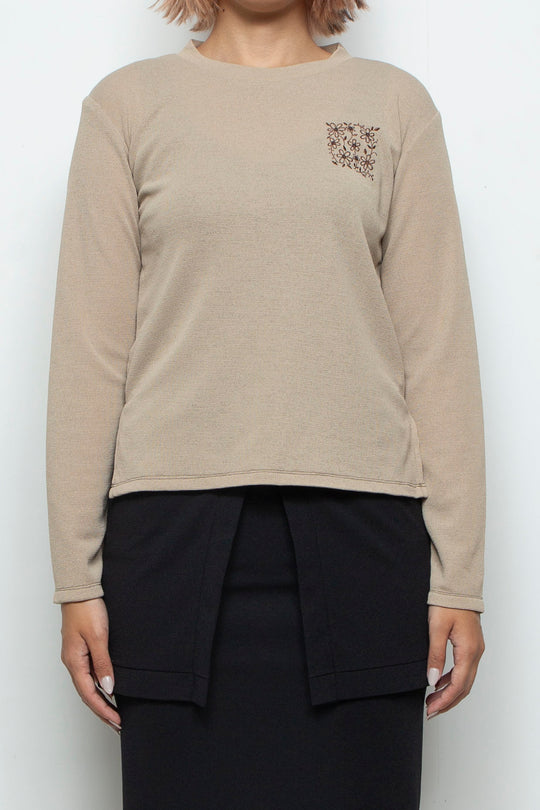 Square Garden Tee BEIGE
