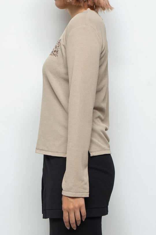 Square Garden Tee BEIGE