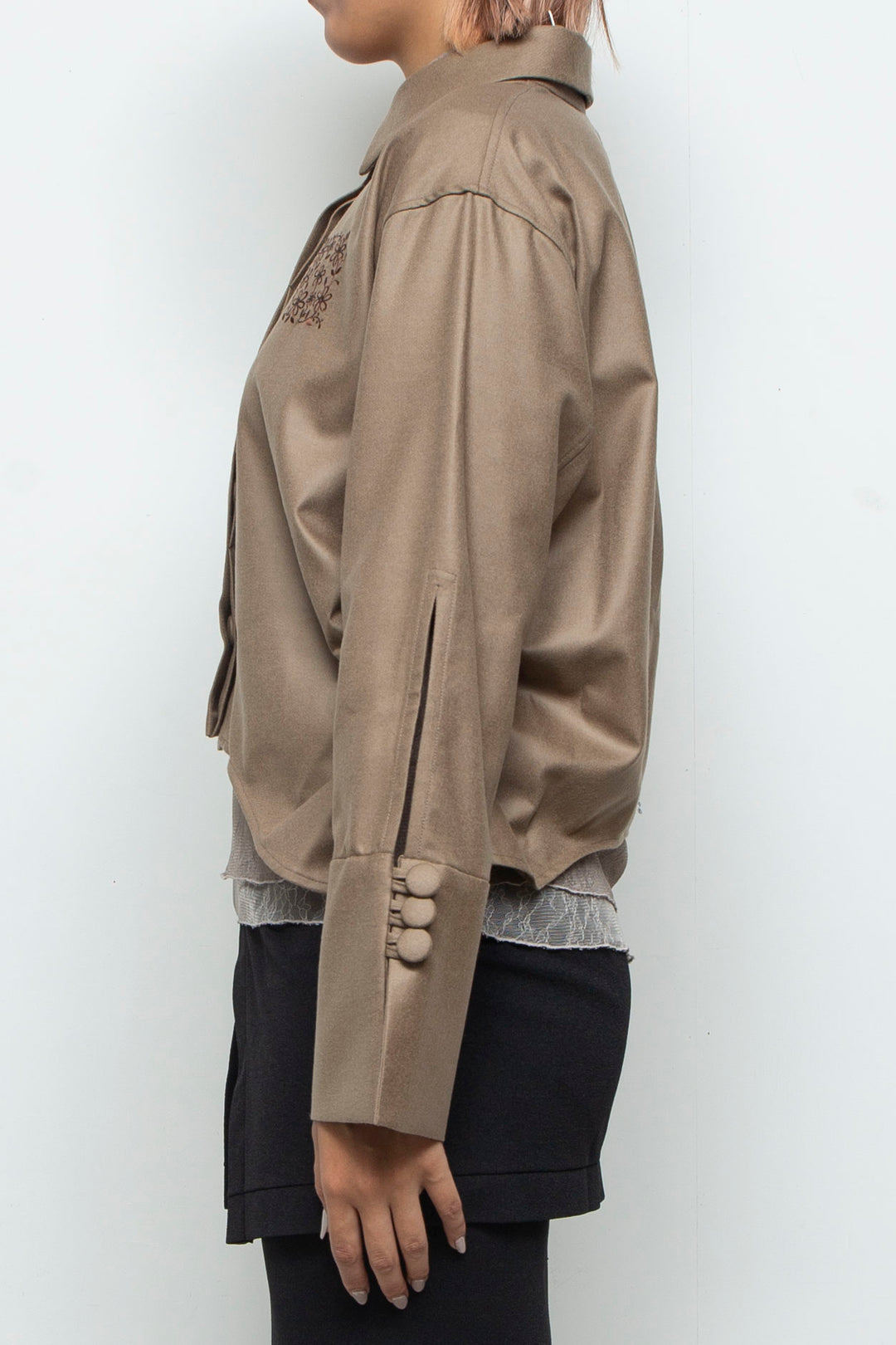 Square Garden Shirt CAMEL