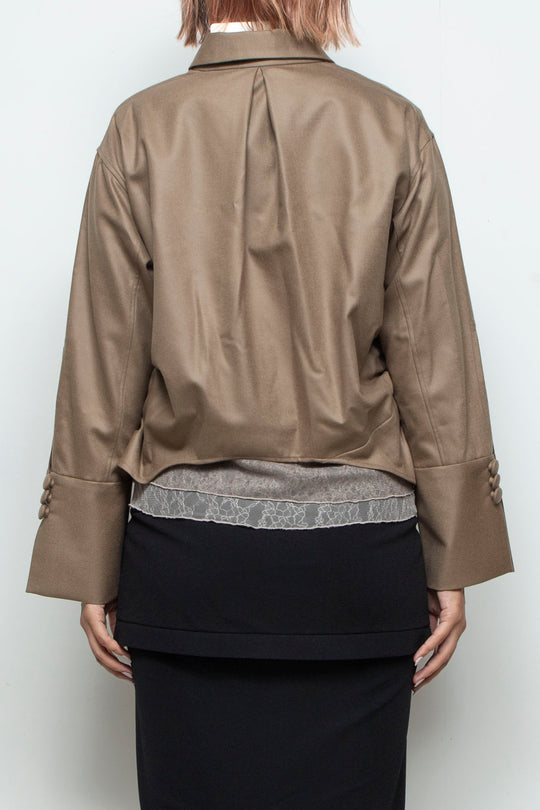 Square Garden Shirt CAMEL