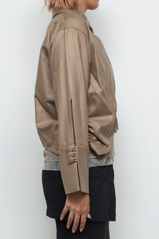 Square Garden Shirt CAMEL