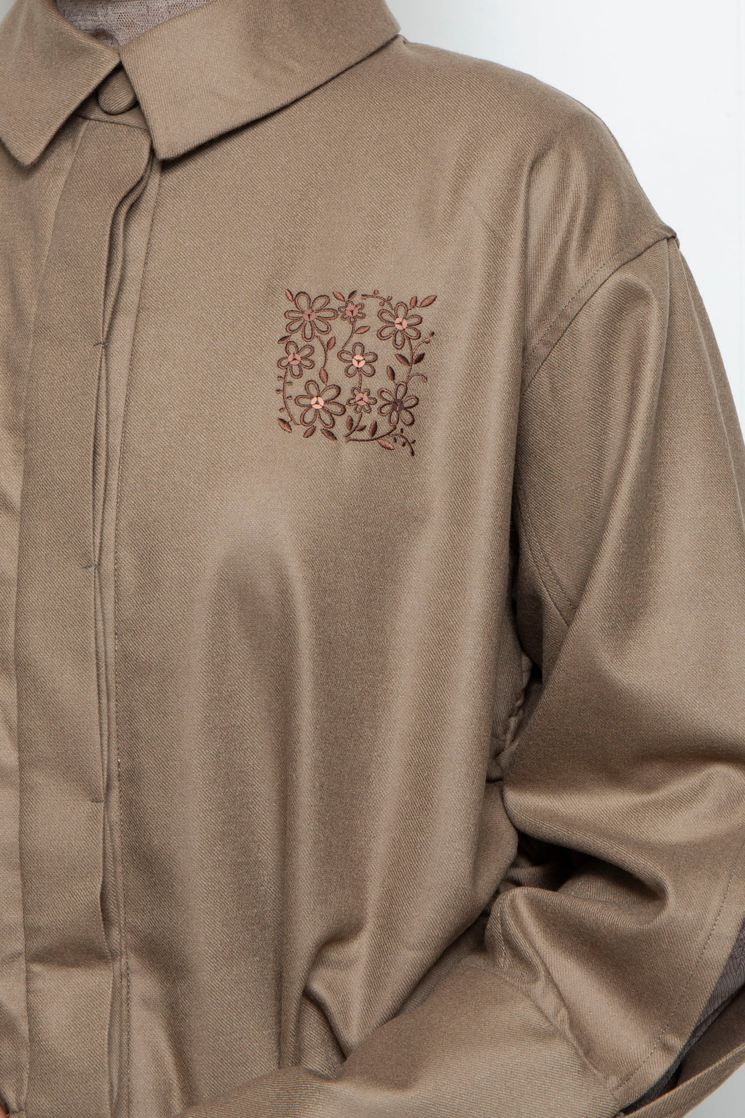 Square Garden Shirt CAMEL
