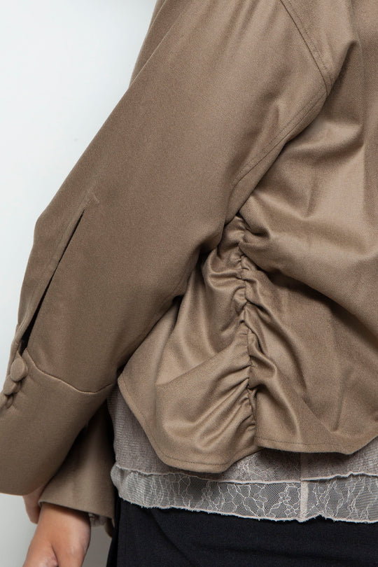 Square Garden Shirt CAMEL