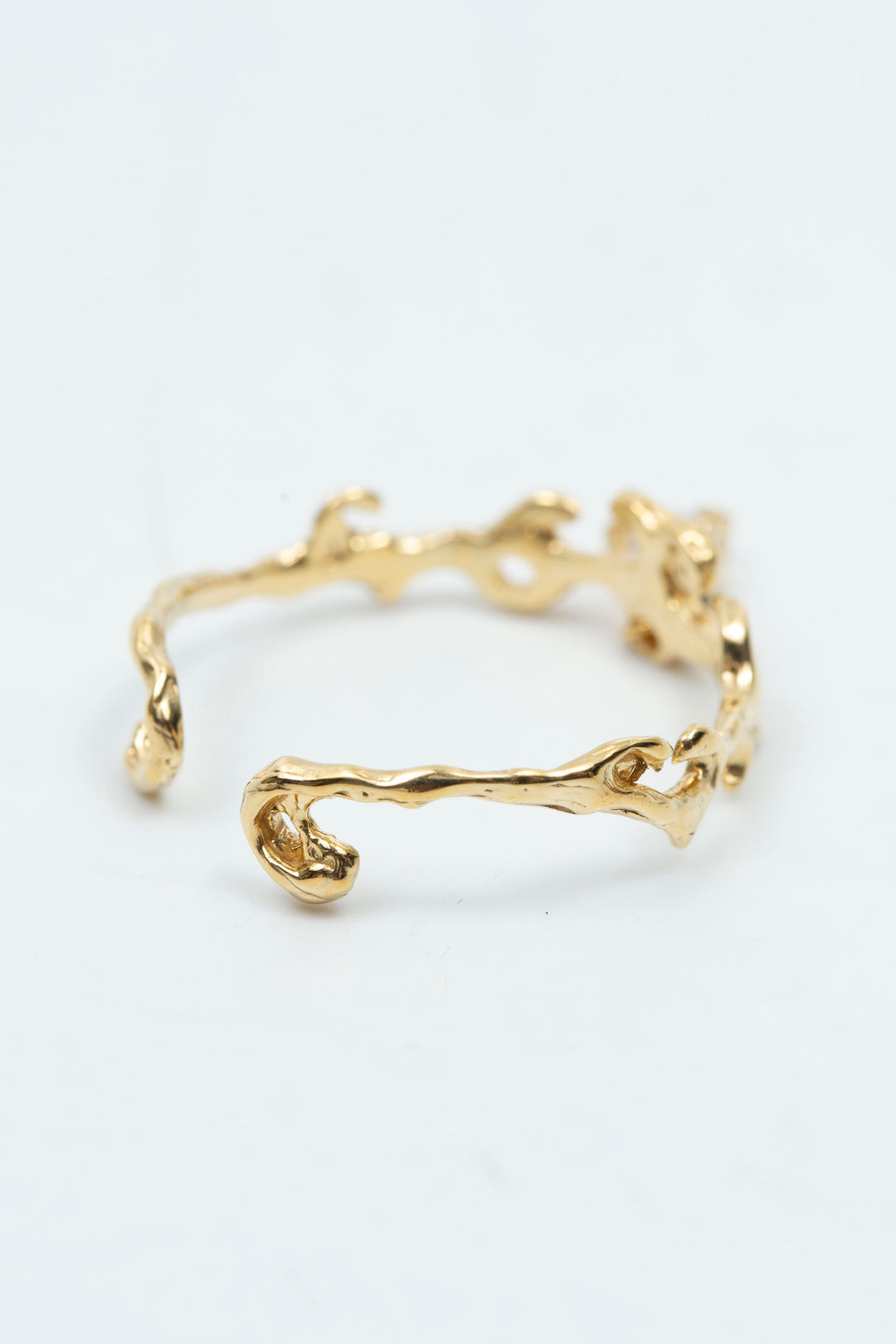 Teardrop Rococo Ring Gold